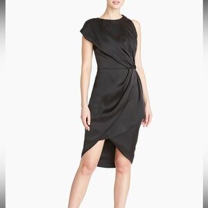 NWT Theia Makena Satin Cocktail Dress Sz 12